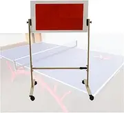 Table Tennis Rebound Board with Wheel, Self Training Return Board,Adjustable Degree Ping Pong Trainer,for Playground