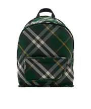 Burberry Shield Vintage Check Zipped Backpack One size Black