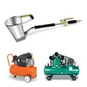 Cement Spray Gun Mortar Sprayer Plaster Hopper Gun Render Sprayer Hopper Bucket