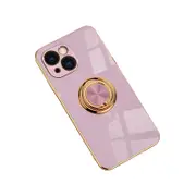 Iphone Ring Case 14 Plus Ring Case Purple Luxury Cover