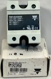 Carlo Gavazzi SSR, 50 amps, 230/240 volts, 25-265 signal RM1A23A50