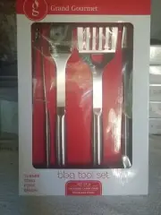 Grand Gourmet bbq tool set Turner Tong Fork Brush