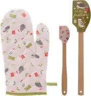 Gifts, Oven Mitt and Spatula Set, We Whisk You, Large