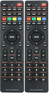 [2 Pack] Tavice Universal TV Remote for Samsung/Panasonic/TCL/Toshiba/Philips/JVC LCD/LED/HD/3D TV
