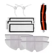 10pcs/lot New Main Brush Hepa Filter Side Brush Mop Cloths Kit for Xiaomi mijia Robot Vacuum Cleaner Roborock S50 S51 S55 Roborock 2 Xiaowa Non-origin