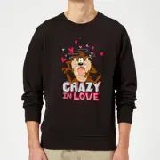 Looney Tunes Crazy In Love Taz Sweatshirt - Black