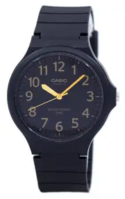 Casio Analog Japan Mov't Quartz Black Dial MW-240-1B2V 50M Mens Watch