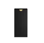 415*585*880mm Otti Marlo Matt Black Moisture Resistant Plywood 415 Floor Standing Base Cabinet