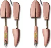 Woodlore Shoe Trees for Men 2-Pack of Men'S Adjustable Aromatic Red Cedar Shoe T