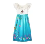 Disney Encanto Mirabel Toddler Girl's Floral Satinet Nightgown, Gown