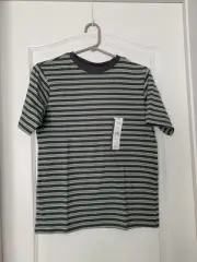 Wonder Nation Boys Striped Tag Less T-Shirt Size XL (14-16) Green B12-5