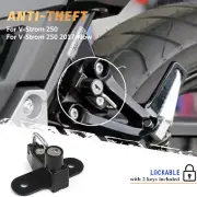 Motorcycle Helmet Lock Anti-Theft Security Lock for Suzuki V-Strom 250 2017-Now
