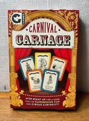 Carnival Carnage Card Game - Ginger Fox Games UK NEW SEALED