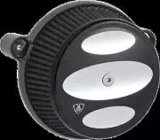 AN Big Sucker Air Filter Kit Cover Scalloped Black Harley Breakout 107 18-19