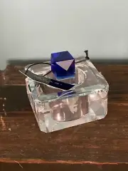 TAHARI HOME CRYSTAL TRINKET BOX W/LID BRAND NEW