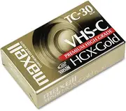 Maxell VHS C HGX-Gold Premium High Grade Videocassette, Part #TC-30