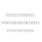 2X(Piano Keyboard Silicone Sticker for Beginners Kids Removable,88-Key Full8629