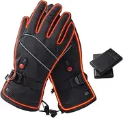 Warming Gloves - Heated Motorcycle Riding Gloves,Warm Cold Weather Charging Gloves, 3 Temperature Controls Fanelod