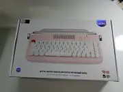 Actto Retro Typewriter Bluetooth Keyboard with Integrated Stand (Ivory)