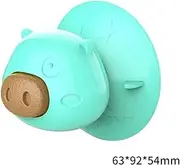 Pet Dog Chew Toys Rubber Piggy Type Dog Biscuit Molar Biscuits Toys Pet Teething Stick Puppy Dental Care Pet Supplies Small Dogs cleaning expends energy grinding teeth (Color : Blue)