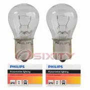 2 pc Philips Brake Light Bulbs for Dodge Coronet Custom Deluxe Meadowbrook qx