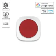 Zigbee Portable Smart SOS Button - Alarm Trigger, Long Battery Life, Compact