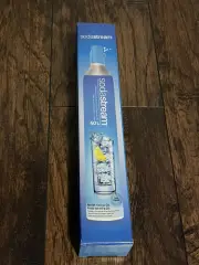 60L SODASTREAM 14.5 oz CO2 Blue Aluminum Cylinder NIB EXP 01/2026