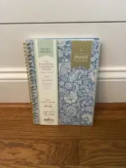Blue Sky Day Designer 2025 Calendar Planner Notes Weekly New Year Blue Floral