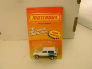 1986 MATCHBOX SUPERFAST MB27 JEEP CHEROKEE CHIEF QUADTRAK NEW ON CARD