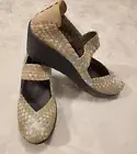 STEVE by Steve Madden Tan Multi Wedge Shoe US 9 5 NWB