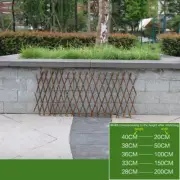 40Cm Wooden Garden Trellis - Expanding Divider Climbing Plant Support Fence Scre