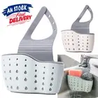 Kitchen Organizer Sink Caddy Basket Dish Cleaning Sponge Holder Dispenser