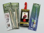 Clover Lion Boye Crochet Hooks Lot; Double Ended, Speed Hook, Easy Glide NEW
