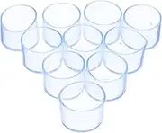 Garneck 10Pcs PVC Chair Leg Caps Thickened Scratch Floor Protectors for Dining Tables Stools Sofas Leg Covers for Easy Installation Maintenance Furniture Leg
