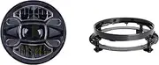Motorcycle Headlight For Davidson SoftaiL Electra For Street Glide 7" led H4 With Bracket 7 Inch Auxiliary Moto Accessories