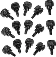 100pcs Chassis Screws Computer Accessories Rack Case Screws Self Tapping Bolts Computer Case Accessories Thumbscrew Replacement Knurled Thumb Nuts Black Q215a Carbon Steel
