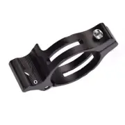 CNC Machined Bike Front Derailleur Clamp Adapter 34 9mm and 31 8mm Black