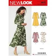 New Look Sewing Pattern 6574 Misses' Dresses