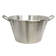 19"W x 11-1/2''H Carnitas Cazo Stainless Steel Caso Pot Pan Wok Gas Stove burner