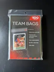 (100) Ultra Pro Resealable Team Bags 1 Pack of 100 (no logo)