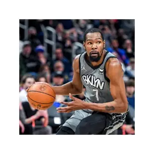 【NIKE 耐吉】球衣 男款 灰 白 籃網隊 KD 布魯克林 Nets NBA 7號 籃球 Durant 快乾(CV9469-005)