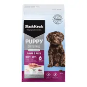 Black Hawk Puppy Original Medium Breed Lamb & Rice Dry Dog Food (20kg bag)
