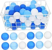 120 Pack Frosted Pong Balls Plastic Table Tennis Balls for Bulk Games Training Decorations Party Activities