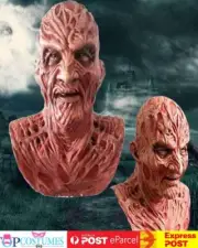 Jason Freddy Krueger Face Full Mask Adult Costume Killer Halloween Horror