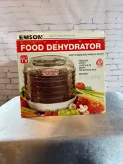 Emson Electric Food Dehydrator Jerky Maker 5 Trays New In Box NOS VDSH TNO