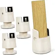 4pcs Table Leg Pad Heightening Furniture Table Leg Extenders Bed Raiser Desk Risers Table Leg Risers Sofa Risers Chair Height Extenders Bed Frame Risers Bed Risers Plastic White