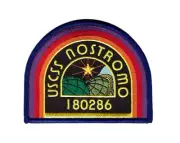 Black USCSS Nostromo Crew Alien Movie Costume Patch Iron on