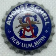 USA Plastic Lined Beer Crown Bottle Cap: August Schell Brewing