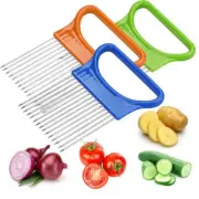 Tomato Onion Holder Vegetables Slicer Cutting Aid Holder Guide Slicing Cutters