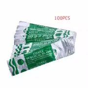 100 Scalpel Blades #15 Surgical Dental ENT Instruments with Free #3 Handle
